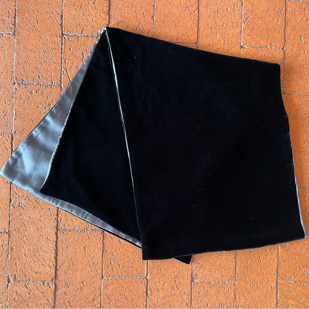 Banana Republic velvet and silk scarf